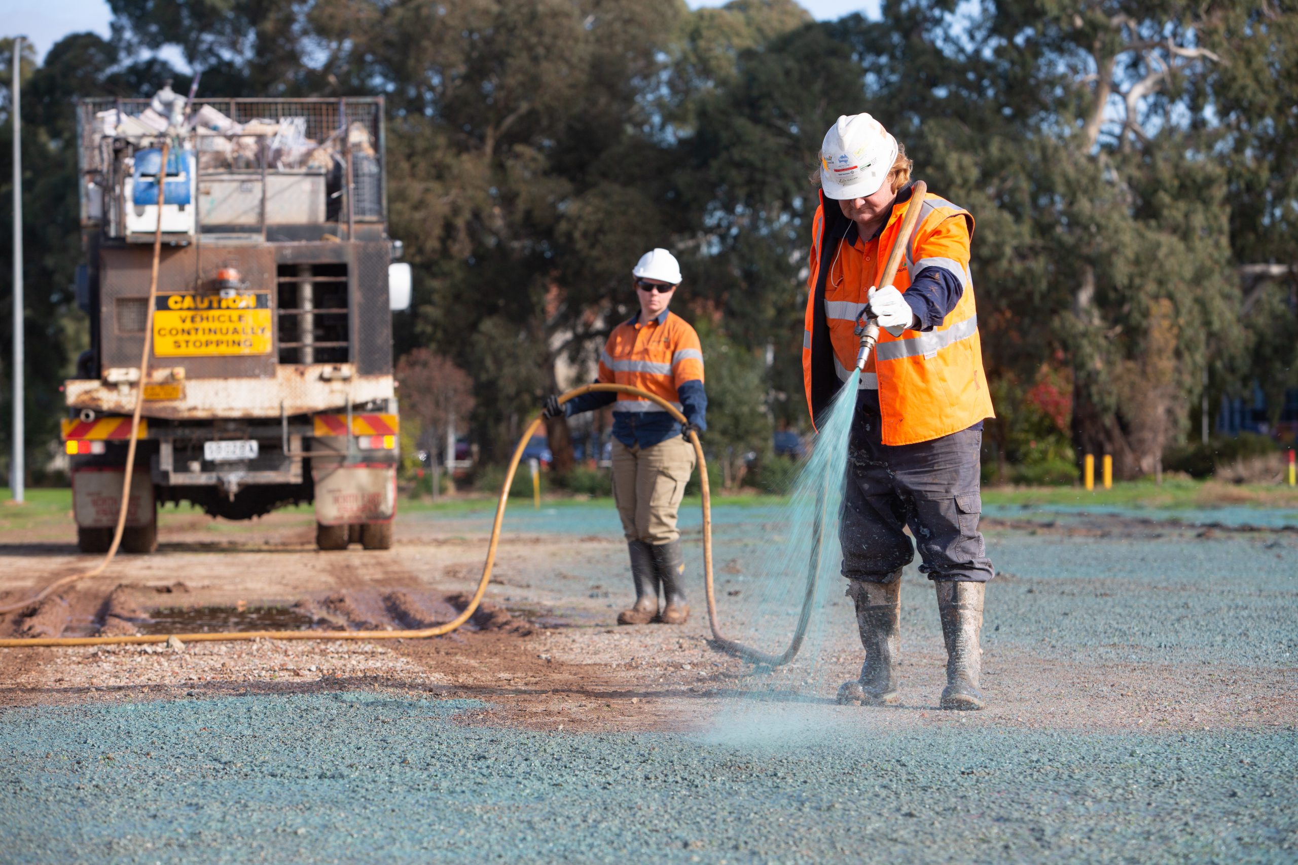 Dust Suppression for LCS. Pic JKTP / www.jktp.com.au